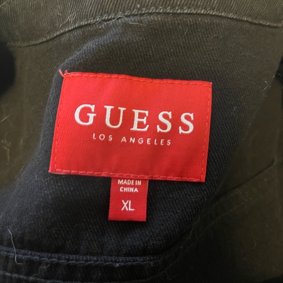 Guess | Nerissa studded logo black denim jacket - Picture 8 of 8